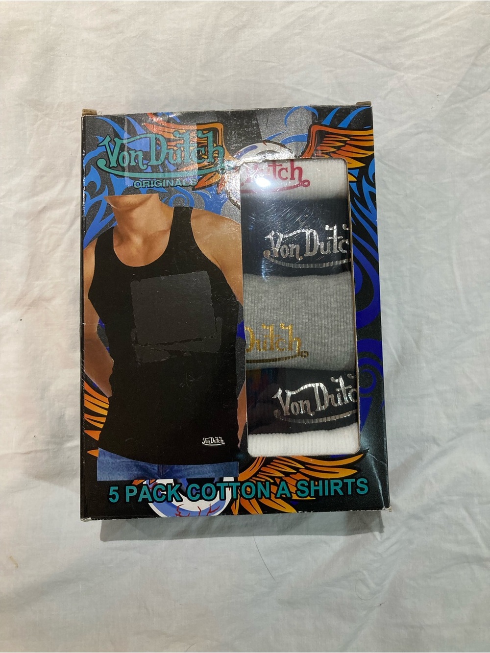 Von Dutch 5-pack of Men’s Tank Tops, Size large, New in box!